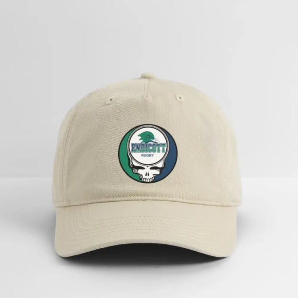 Endicott Rugby Grateful Dead Stealie Dad Hat - khaki